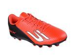 Fußballschuh SKECHERS "JR YOUTH FG, Skechers Skx_2 Jr Youth Mg", Mädchen, Gr. 36, rot (rdbk rot, schwarz), Lederimitat, Schuhe Fußballschuh, Kunstrasenschuh unterstützt multidirektionale Bewegungen