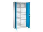 C+P Werkzeugschrank Acurado, 1950x930x500mm, 7035/5012 ; C + P Möbelsysteme (8921-303|S10091)