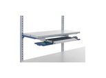 Rocholz Ablageboden mit Tastaturauszug SYSTEM FLEX für Breite 800 mm RAL9006+5010 (73308601)