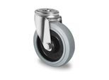 CASCOO Rückenlochlenkrolle ø 80 mm Serie R4E2 Kugellager (HPH35W0080R4E2B34)
