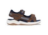 Sandale LOTTO, Mädchen, Gr. 30, braun, navy, Synthetik, mehrfarbig, Schuhe Sandale, - mit Flexkerben für einen natürlichen Bewegungsablauf