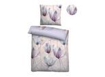 Bettwäsche BIBERNA "0614508", lila (flieder), B/L: 135cm x 200cm, 1 Stk., 1 Stk., Mako-Satin, B/L: 80cm x 80cm, 2 Stk., Mako-Satin, Obermaterial: 100% Baumwolle, Bettwäsche, Bettwäsche, feiner Glanz + weicher Griff, pflegeleicht, ganzjährig einsetzbar, RV