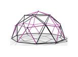 Klettergerüst 360x360x180cm DomeClimber Kinder Kletterkuppel Geodome 12FT - anthrazit/pink