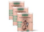 Hunderunde Futtertopping - Haut & Fell - Glänzendes Fell, Gesunde Haut, Natürliche Zutaten, vegan 750 g