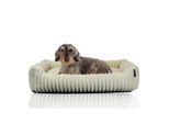 Rohrschneider ® Kuschelsofa breiter Cordstoff Deluxe beige