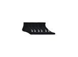 Sportsocken ASICS "6 PACK QUARTER SOCK", Damen, Gr. L (43/46), performance schwarz, Obermaterial: 69% Baumwolle, 24% Polyester, 5% Nylon, 2% sonstige Fasern, Socken Sportsocken, für Erwachsene, dämpfende Wirkung, mit Mesh-Knit-Gewebe