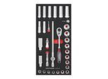 Kraftwerk Steckschlüsselsatz 3/8" 32-tlg. 20x40 Einlage (105.401.002)