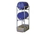 CEMO Fassregal Typ 120 + Fassauflage 2 x 60 l Fass (7081)