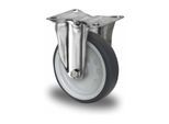 CASCOO Bockrolle ø 125 mm Serie P2W2 Gleitlager Edelstahl (FIP32S0125P2W2L0N)