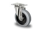 CASCOO Lenkrolle ø 100 mm Serie R4E2 Rollenlager Edelstahl (SIP26S0100R4E2Q0N)