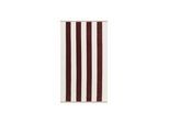 Strandtuch GANT "Strandtuch STRIPE BEACH TOWEL 1er Pack", braun (kastanienbraun), B:100cm, Obermaterial: 100% Baumwolle CO., Handtücher
