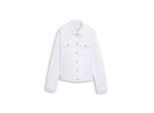 TOM TAILOR Damen Jeansjacke mit Eingriffstaschen, weiß, Uni, Gr. M