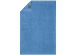 Badematte EGERIA "Boston", blau (nordic blau), H:1mm, Baumwolle, Badematten, Badematte, Badvorleger Uni Farben, waschbar