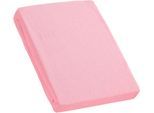 Spannbettlaken KUM "Frottee Spannbetttuch", rosa, L:200cm, Frottee, Obermaterial: 100% Polyester, Bettlaken, Spannbettlaken, bis ca. 30 cm Matratzenhöhe, weich & kuschelig