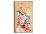 Bild REINDERS "Blumig", bunt (farbe bild(er): bunt), B:70cm H:118cm T:3,7cm, Holzwerkstoff, Bilder, Bild