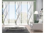Schiebegardine VISION "PACOLIA" Gr. 1, grau, B:60cm H:260cm, Polyester, Gardinen, Schiebegardine, SET,SCHIEBEVORHANG,BAMBUS,DIGITALDRUCK