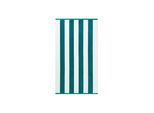 Strandtuch GANT "Strandtuch STRIPE BEACH TOWEL 1er Pack", blau (aquablau), B:100cm, Obermaterial: 100% Baumwolle CO., Handtücher, Strandtuch