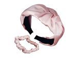 Diadem AILORIA "Set Hairband und Scrunchie S DELICAT & DOUX", Damen, pink, Modetücher Diadem