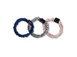 Diadem AILORIA "Set 3 Scrunchies S aus Seide DOUX", Damen, bunt (multicolour), Modetücher Diadem