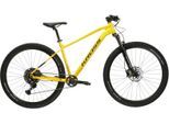 Mountainbike KROSS "Hardtail Level 4.0" Gr. 43, gelb (gelb, schwarz), Fahrräder, Herren, 43cm, 29 Zoll (73,66cm) hinten: 29 Zoll (73,66cm), Mountainbike