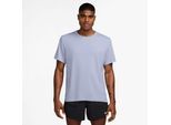 Laufshirt NIKE "M NK DF UV MILER SS", Herren, Gr. S, ghost, reflective silv, Obermaterial: 100% Polyester, normal, Shirts Laufshirt