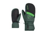 Fäustlinge ZIENER "LEVIN GTX MITTEN", Jungen, Gr. 3,5, grün (dunkelgrün), Kunstfaser, Handschuhe Fäustlinge