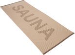 Saunatuch VOSSEN "Camden", grau (stone), B:80cm L:200cm, Walkfrottee, Obermaterial: 80% Baumwolle, 20% Polyester, Handtücher, Saunatuch, mit Hoch-Tief Wellenstruktur