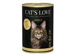 CAT'S LOVE Nassfutter Katze Adult Huhn pur 24x400 g