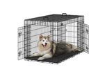 FEANDREA S-XXXL Hundekäfig mit 2 Türen 1,36 m, 79 cm, 87 cm