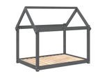 VidaXL Hundebett XXL (111x80x100) aus Kiefernholz grau