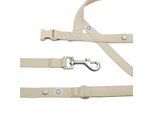 Barkalot Hundegeschirr-Spazierset beige M