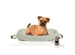 Rohrschneider ® Flauschiges Tierbett inkl. Gratis-Beigabe, Körbchen in Flechtoptik M