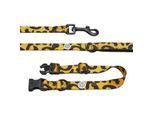 Barkalot Hundehalsband-Auslaufset orange/ schwarz L