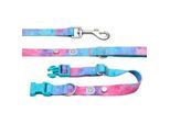 Barkalot Hundehalsband-Auslaufset blau/ türkis/ bunt L