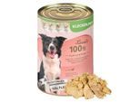 Lyra Pet Lecker.Pet Luna's 100 % Huhn und Pute Hundefutter Nassfutter 18x400 g