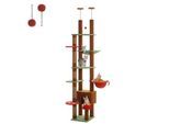 Pawz Road Deckenhoher Katzenbaumturm verstellbar