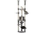 Pawz Road Deckenhoch Kratzbaum Luxus grau