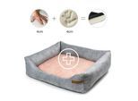 Rexproduct Otto Orthopädisches Hundebett Grau S-XL pink M