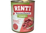 RINTI Kennerfleisch Nassfutter Hund, Senior, Dose Rind 24x800 g