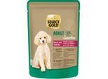 SELECT GOLD Nassfutter Hund Sensitive Adult Pferd mit Tapioka 48x100 g
