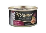 Miamor Feine Filets in Jelly Huhn und Schinken 24x100 g
