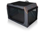 Knuffelwuff faltbare Hundebox Auto Transportbox Alverstone mit Aluminiumgestell für den Kofferraum L