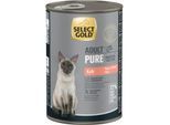 SELECT GOLD Pure Adult Paté Kalb 24x400 g