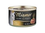 Miamor Feine Filets in Jelly Heller Thunfisch und Käse 24x100 g