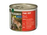 REAL NATURE WILDERNESS Nassfutter Katze, Adult Pure Beef 24x200 g
