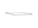 VidaXL Hunde Laufstall / Freilaufgehege mit Unterstand 9 m, 9 m, 50 cm