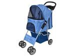 VidaXL Hundetransporter 37x80x99 (B x T x H) blau