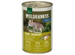 REAL NATURE WILDERNESS Nassfutter Katze, Adult True Country, Huhn und Lachs 12x400 g