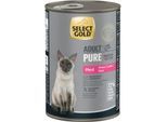 SELECT GOLD Pure Adult Paté Pferd 24x400 g