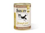 Sanoro Pures Muskelfleisch vom Strauß 12x400g